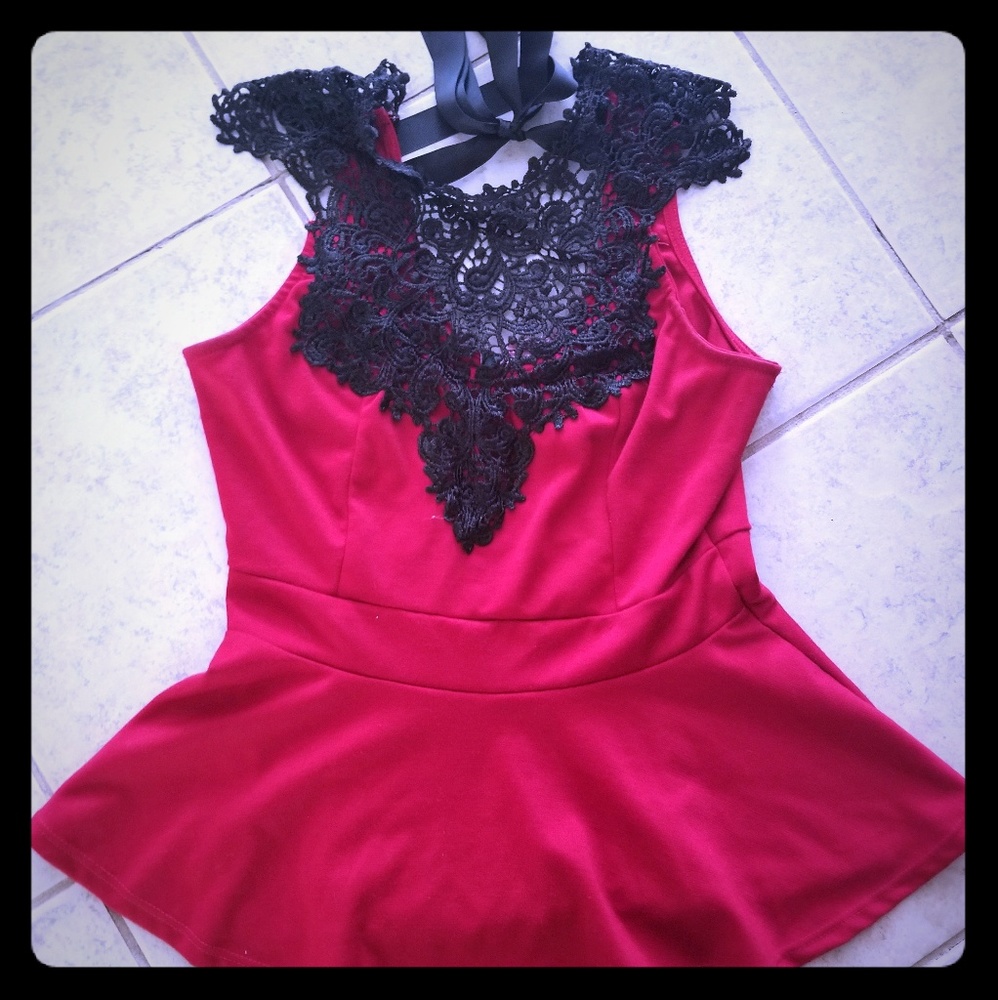 Adorable Peplum Top